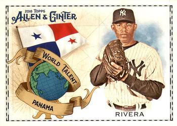 2018 Topps Allen & Ginter - World Talent #WT-32 Mariano Rivera Front