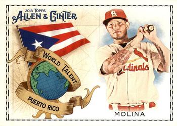 2018 Topps Allen & Ginter - World Talent #WT-37 Yadier Molina Front
