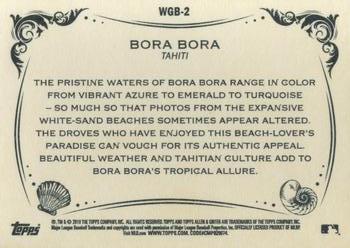 2018 Topps Allen & Ginter - World's Greatest Beaches #WGB-2 Bora Bora Back