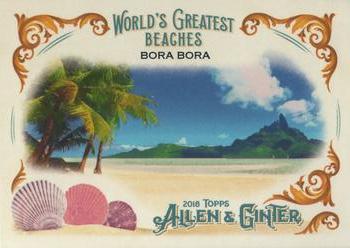 2018 Topps Allen & Ginter - World's Greatest Beaches #WGB-2 Bora Bora Front
