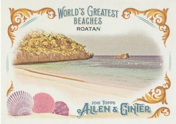 2018 Topps Allen & Ginter - World's Greatest Beaches #WGB-4 Roatan Front