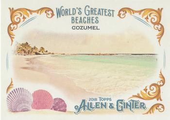 2018 Topps Allen & Ginter - World's Greatest Beaches #WGB-9 Cozumel Front