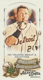 2018 Topps Allen & Ginter - Mini Baseball Superstitions #MBS-1 No talking about a No-hitter Front