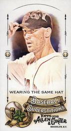 2018 Topps Allen & Ginter - Mini Baseball Superstitions #MBS-8 Wearing the Same Hat Front