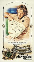 2018 Topps Allen & Ginter - Mini Baseball Superstitions #MBS-10 Between-Inning Routine Front