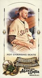 2018 Topps Allen & Ginter - Mini Baseball Superstitions #MBS-12 Not Changing Seats Front