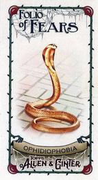 2018 Topps Allen & Ginter - Mini Folio of Fears #MFF-5 Ophidiophobia Front