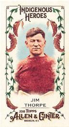 2018 Topps Allen & Ginter - Mini Indigenous Heroes #MIH-21 Jim Thorpe Front