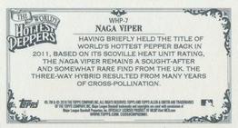 2018 Topps Allen & Ginter - Mini World's Hottest Peppers #WHP-7 Naga Viper Back