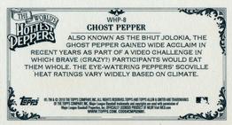 2018 Topps Allen & Ginter - Mini World's Hottest Peppers #WHP-8 Ghost Pepper Back