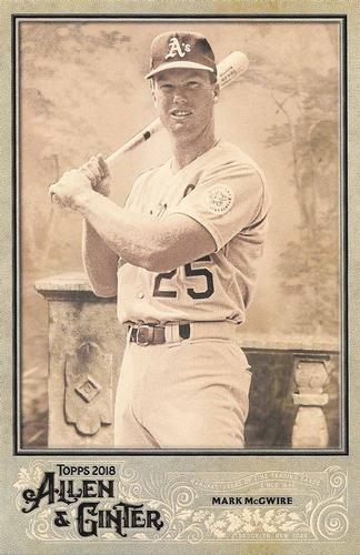 2018 Topps Allen & Ginter - Box Loaders #BL-12 Mark McGwire Front