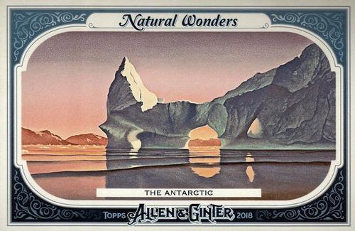 2018 Topps Allen & Ginter - Natural Wonders #NWB-8 The Antarctic Front