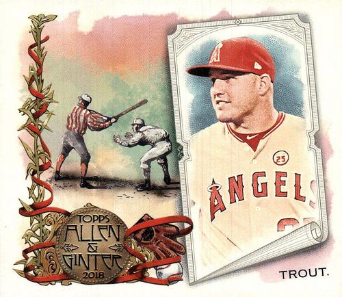 2018 Topps Allen & Ginter - N43 Box Loaders #N43-1 Mike Trout Front
