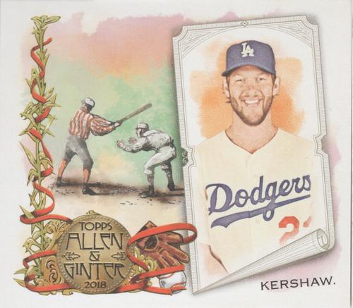 2018 Topps Allen & Ginter - N43 Box Loaders #N43-6 Clayton Kershaw Front
