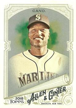 2018 Topps Allen & Ginter - Silver Glossy #35 Robinson Cano Front