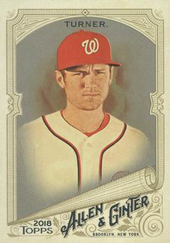2018 Topps Allen & Ginter - Silver Glossy #39 Trea Turner Front