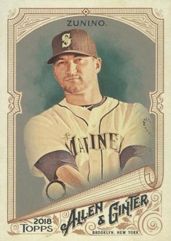 2018 Topps Allen & Ginter - Silver Glossy #53 Mike Zunino Front
