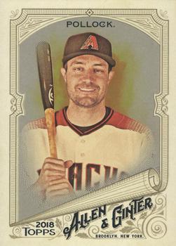 2018 Topps Allen & Ginter - Silver Glossy #98 A.J. Pollock Front