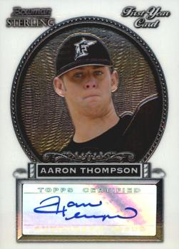 2005 Bowman Sterling #BS-AT Aaron Thompson Front