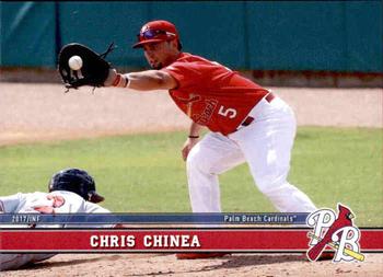 2017 Grandstand Palm Beach Cardinals #NNO Chris Chinea Front