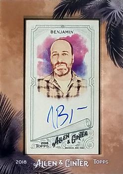 2018 Topps Allen & Ginter - Framed Mini Non-Baseball Autographs #MA-HJ H. Jon Benjamin Front