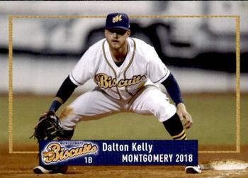 2018 Grandstand Montgomery Biscuits #13 Dalton Kelly Front