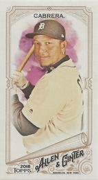 2018 Topps Allen & Ginter - Mini Exclusives #368 Miguel Cabrera Front