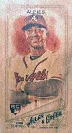 2018 Topps Allen & Ginter - Mini Exclusives Wood #355 Ozzie Albies Front