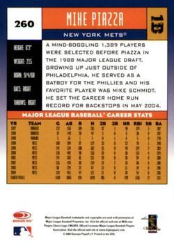 2005 Donruss #260 Mike Piazza Back