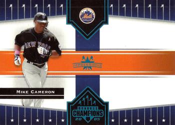 2005 Donruss Champions - Impressions Blue #120 Mike Cameron Front