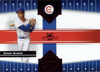 2005 Donruss Champions - Impressions Red #255 Ernie Banks Front