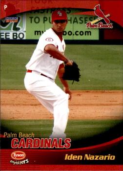 2013 Choice Palm Beach Cardinals #17 Iden Nazario Front