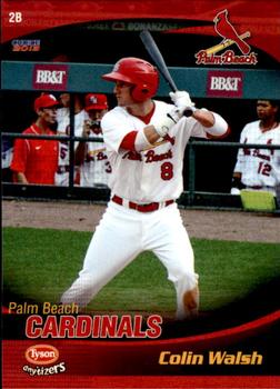 2013 Choice Palm Beach Cardinals #27 Colin Walsh Front