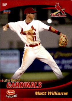 2013 Choice Palm Beach Cardinals #28 Matt Williams Front