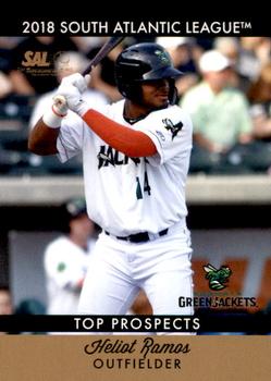 2018 Choice South Atlantic League Top Prospects #3 Heliot Ramos Front