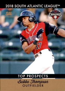 2018 Choice South Atlantic League Top Prospects #18 Bubba Thompson Front