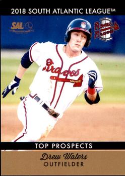2018 Choice South Atlantic League Top Prospects #26 Drew Waters Front