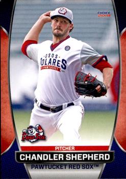 2018 Choice Pawtucket Red Sox #25 Chandler Shepherd Front