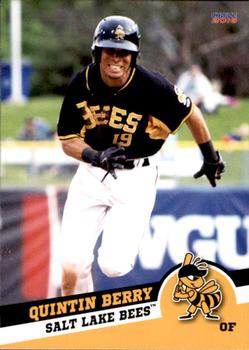 2016 Choice Salt Lake Bees #19 Quintin Berry Front
