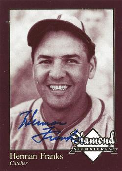 2006 Philadelphia Athletics Historical Society Diamond Signatures #NNO Herman Franks Front