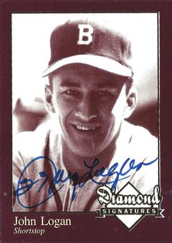 2006 Philadelphia Athletics Historical Society Diamond Signatures #NNO John Logan Front