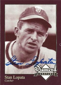 2006 Philadelphia Athletics Historical Society Diamond Signatures #NNO Stan Lopata Front