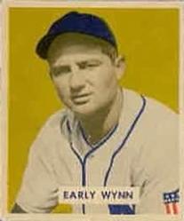 1949 Bowman #110 Early Wynn Front
