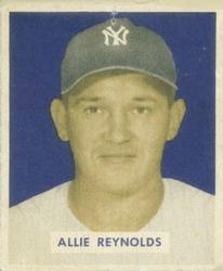 1949 Bowman #114 Allie Reynolds Front