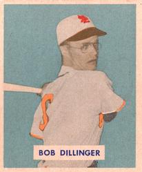 1949 Bowman #143 Bob Dillinger Front