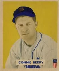 1949 Bowman #180 Connie Berry Front