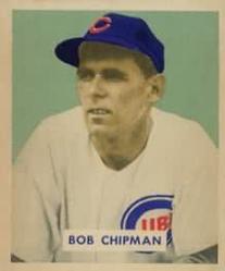 1949 Bowman #184 Bob Chipman Front