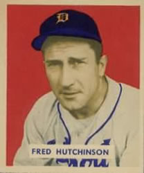 1949 Bowman #196 Fred Hutchinson Front
