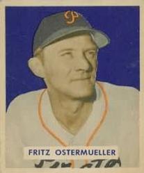1949 Bowman #227 Fritz Ostermueller Front