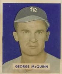 1949 Bowman #232 George McQuinn Front